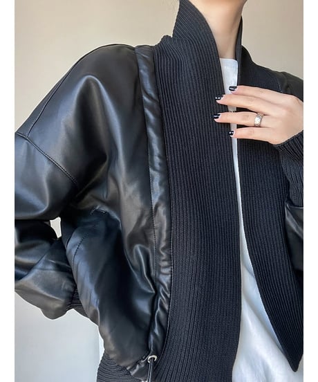 eco leather jacket　FL2510
