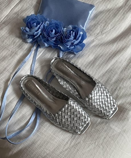 waving design flat sandals　FL2258