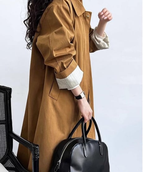 windbreaker middle leg coat /2color　FL2895