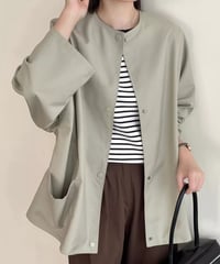 light collarless short coat　FL2826
