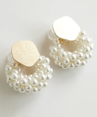 pearl earrings pierce　FL2888