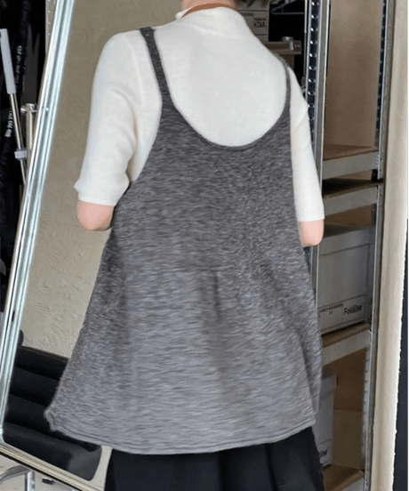 knit camisole tops /4color　FL3351