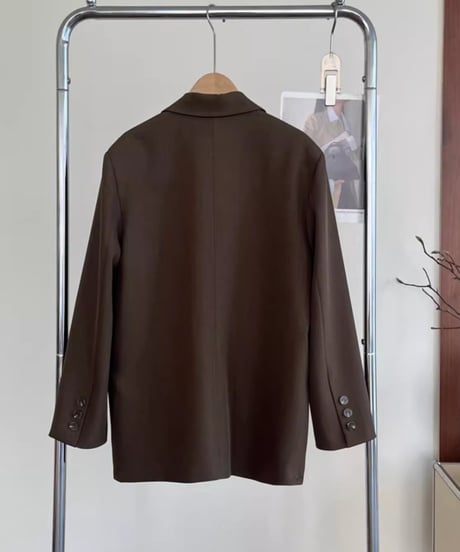 side slit mid-length jacket /2color　FL2744