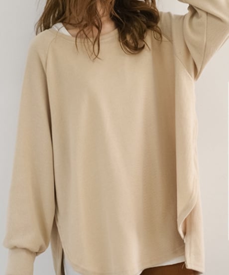 oversized casual knit tops /5color　FL3480