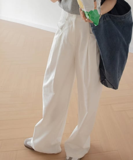 drop pocket wide leg pants　FL2220