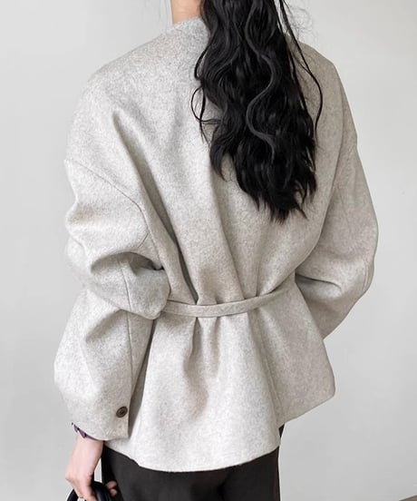 wool short coat /2color　FL2858