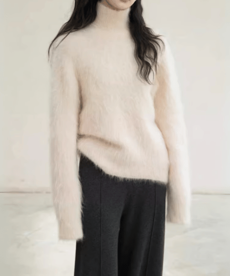 turtleneck pullover knit sweater /5color　FL3108