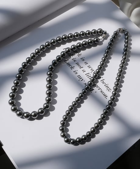 black pearl star necklace　FL3441