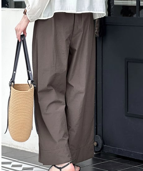 straight wide leg pants /3color　FL2708