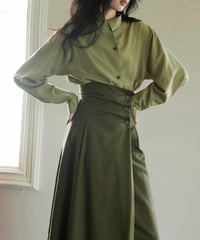 drape maxiskirt set-up　FL3482