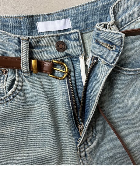light-blue straight denim　FL2733