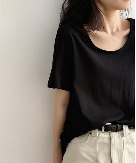round neck short sleeve t-shirt /7color　FL3379