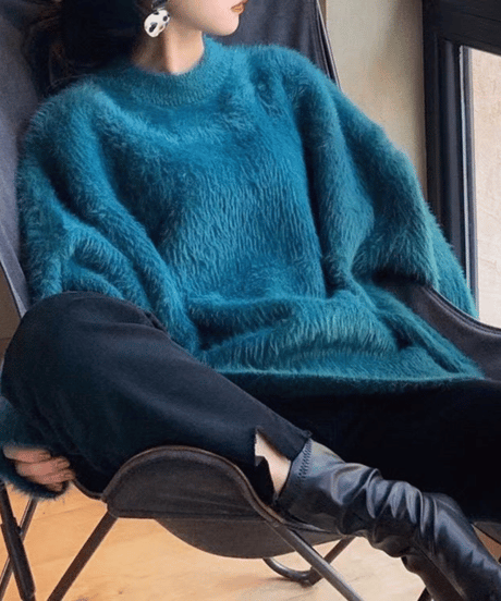 shaggy knit /4color　FL3107