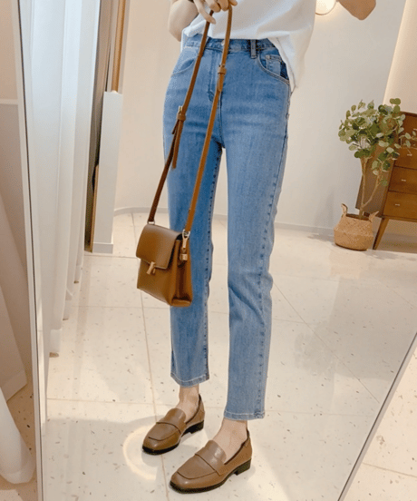 slim ankle denim pants　FL3603