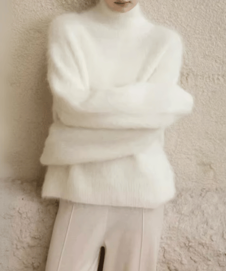 turtleneck pullover knit sweater /5color　FL3108