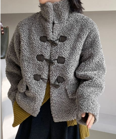 stand collar babo an jacket /2color　FL3018