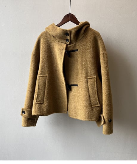 hooded short coat /3color　FL3019