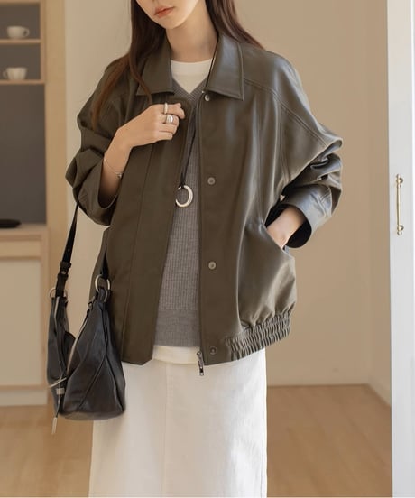 v-neck knit vest /3color　FL3308