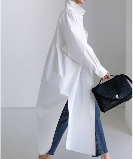 asymmetric long shirt /3color　FL2077