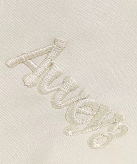 embroidered logo zip-up jacket　FL2555