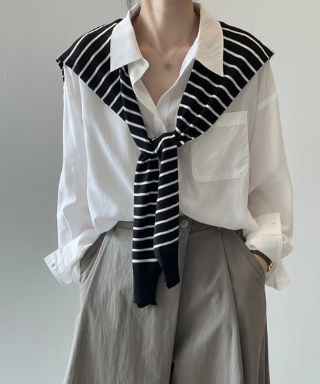 celebrity layered scarf /4color　FL2671