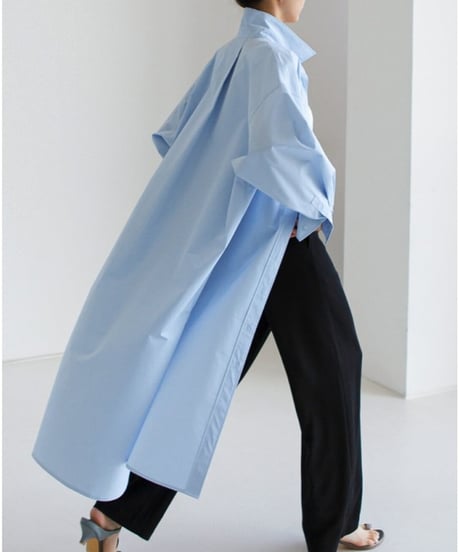 asymmetric long shirt /3color　FL2077