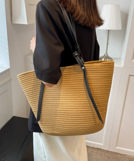 strap basket bag /2color　FL2339