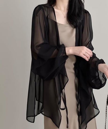 shear drape cardigan　FL2527