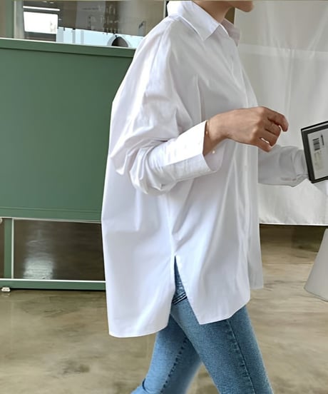 side slit overshirt　FL2013