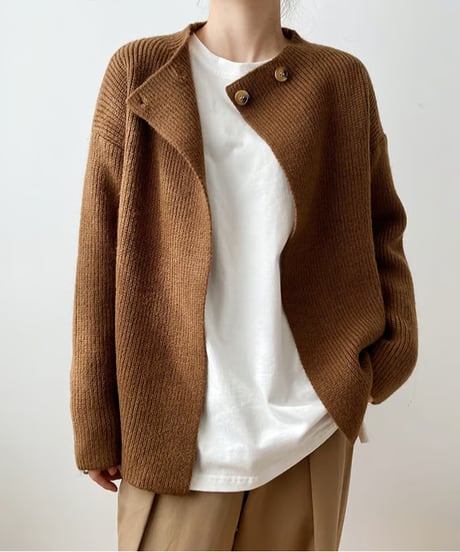 long sleeve cardigan sweater /3color　FL2995