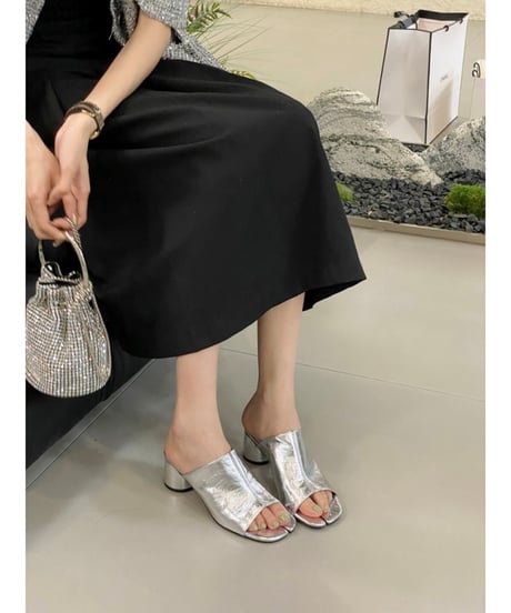 chunky heels tabi sandals /3color　FL2020