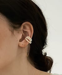 pearl chain ear clip　FL2212