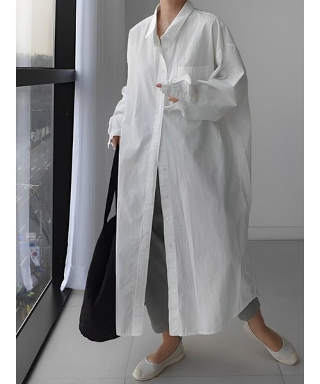 loose long shirt op /3color　FL2499