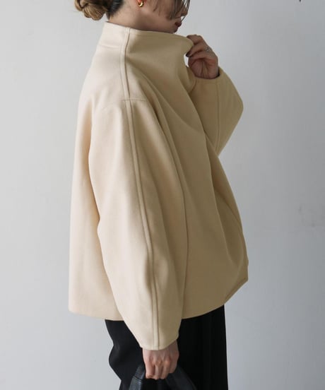 highneck curve sleeve outer /3color　FL2993