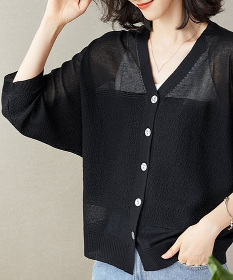 sheer summer cardigan /6color　FL3592