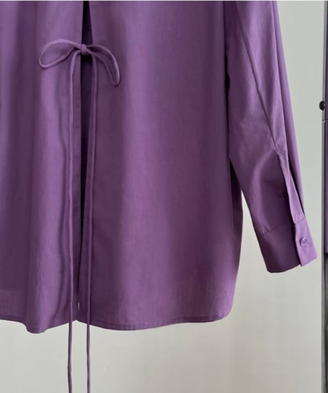 back slit shirt /2color　FL2758