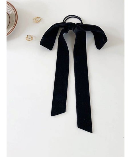 velvet ribbon scrunchie　FL2372