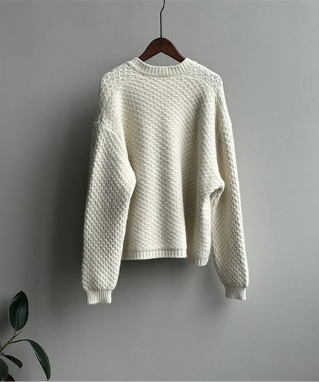 heart button soft knit cardigan /3color　FL2970