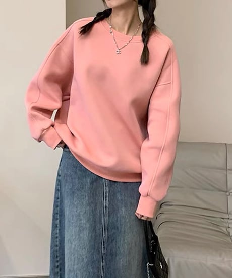 round neck sweatshirt pullover　FL2544
