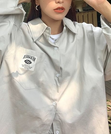 oversized shirt and shorts set  FL2434
