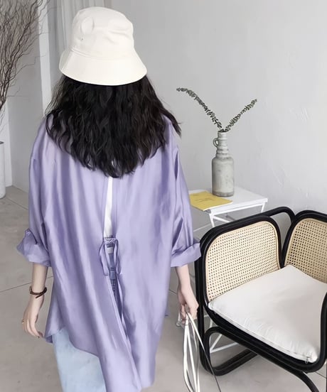 back design shear shirt　FL2206
