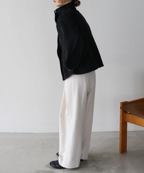 highneck curve sleeve outer /3color　FL2993