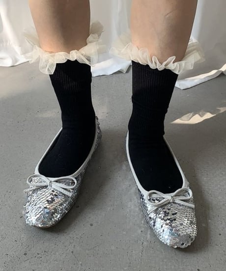 metallic flat shoes　FL2266