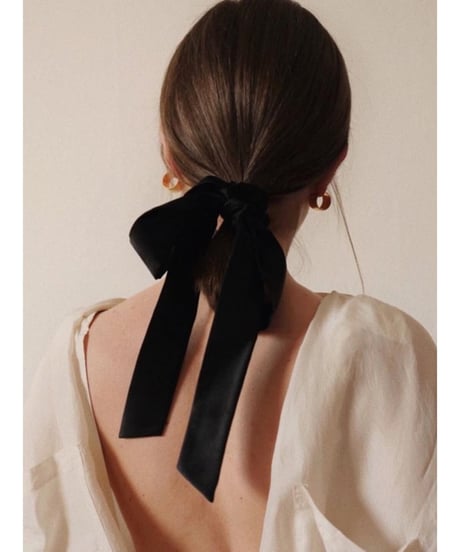 velvet ribbon scrunchie　FL2372