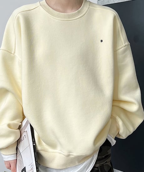 round neck "B" pullover　FL2538