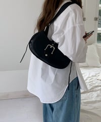 2way faux leather buckle bag /2color　FL2111