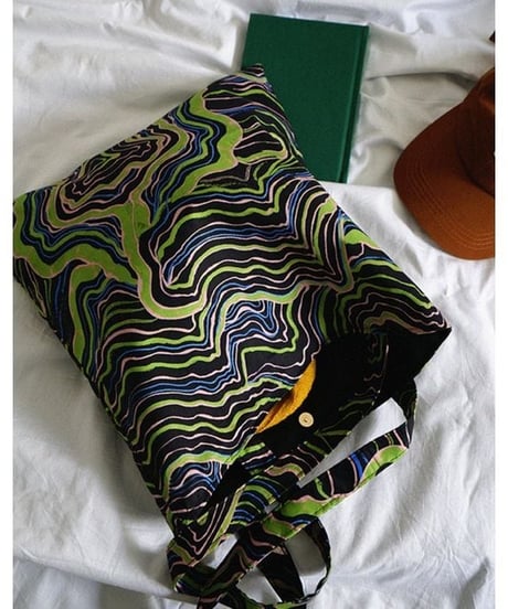 abstract print tote bag　FL2265