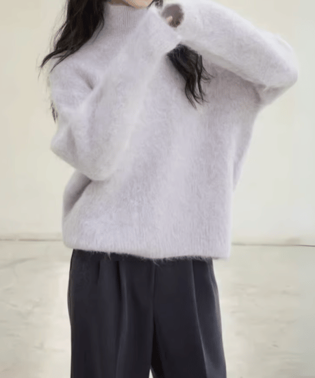 turtleneck pullover knit sweater /5color　FL3108