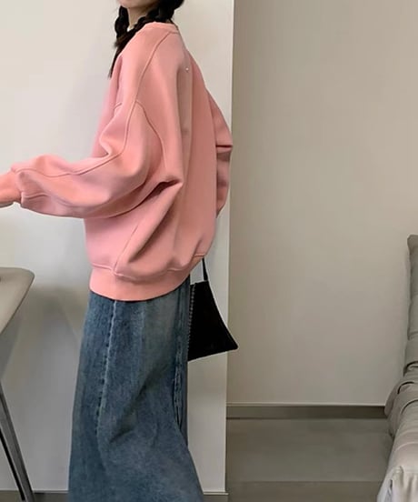 round neck sweatshirt pullover　FL2544