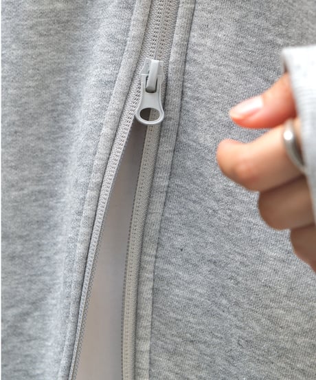 double zipper hoodie /2color　FL2675